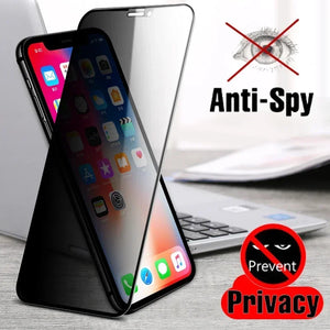 Anti Spy Tempered Glass For iPhone 16 15 14 13 12 Mini 11 Pro XS Max XR X 8 7 Plus SE 2020 Screen Protector Privacy Glass