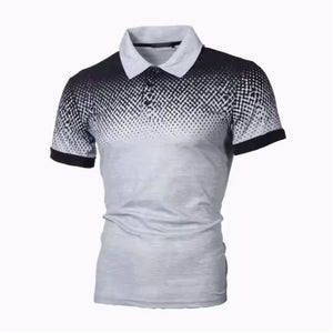 2025-26 New Style Men's Summer Round Dot Short-Sleeved High-Quality Classic Fit Casual Polo Shirt Top