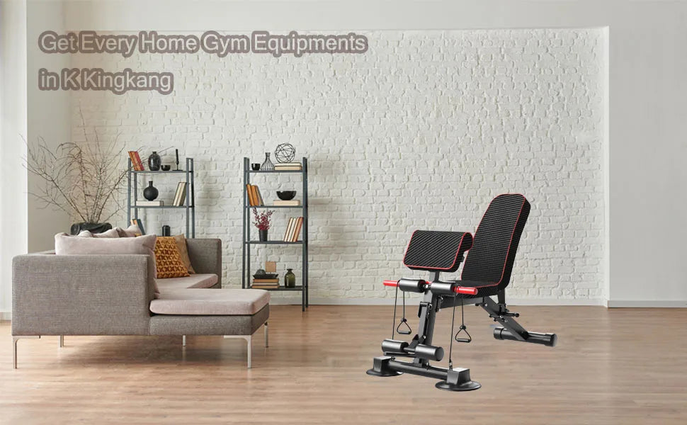 Adjustable Weight Bench Utility Workout Bench for Home Gym Foldable Incline Decline Benches for Full Body Workout Maximum Weight