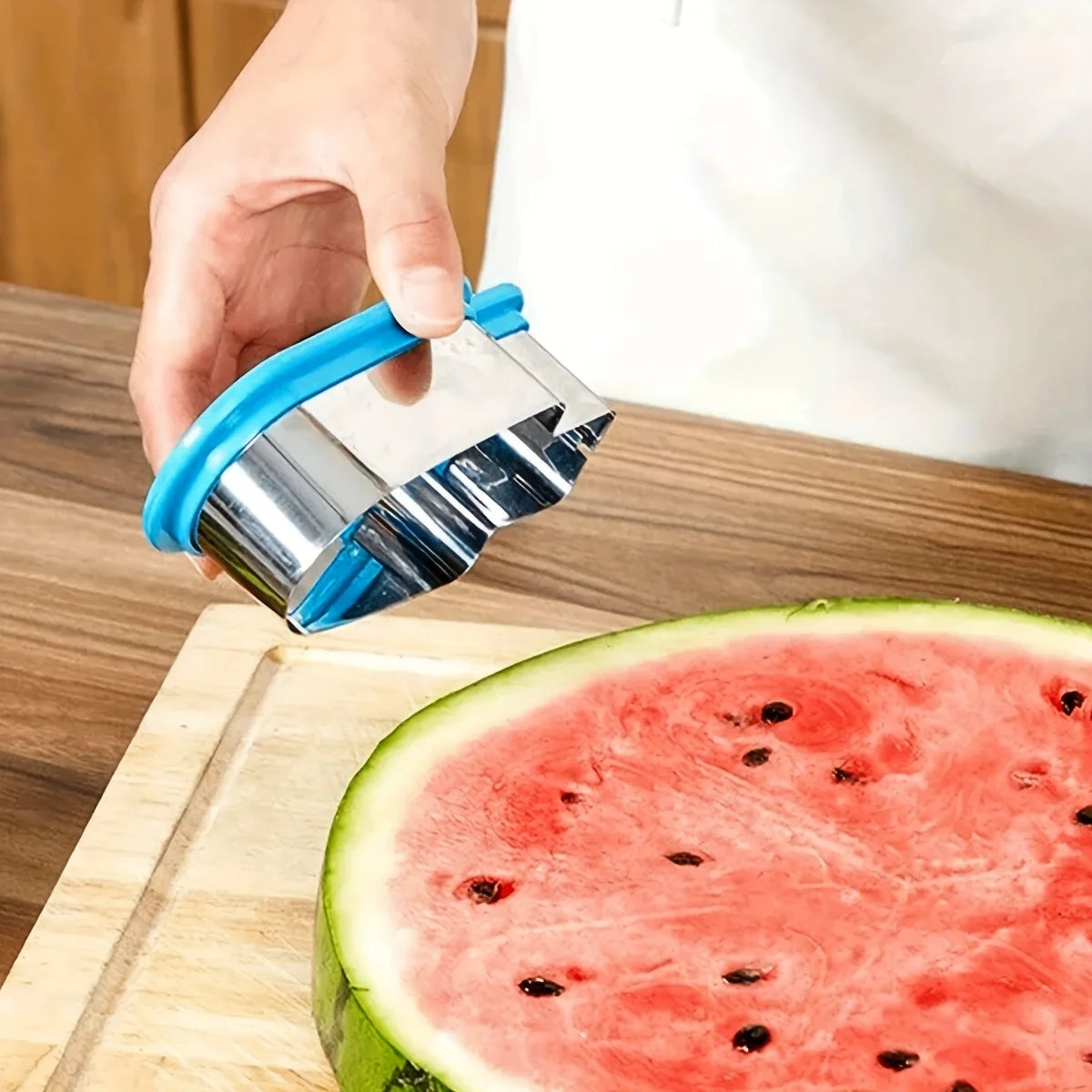 1pc Stainless Steel Watermelon Slicer & Popsicle Mold – Fun and Easy Fruit Cutter for Youngsters,Perfect for Summer Snacks - You Offer