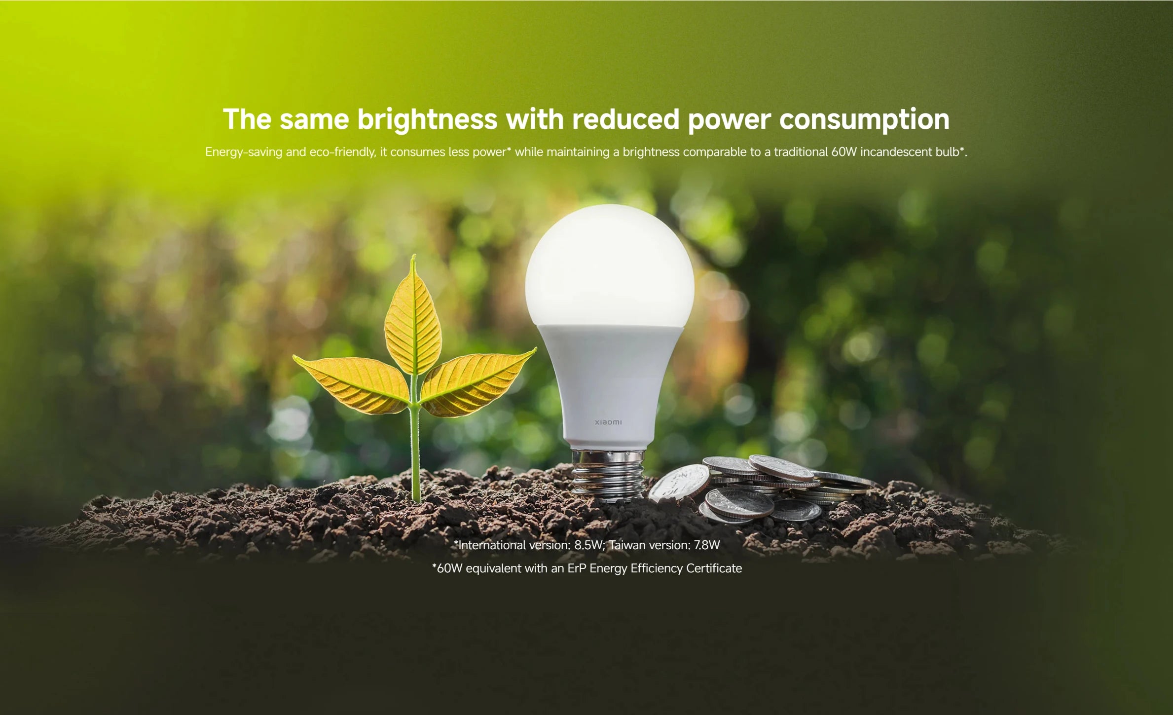 Xiaomi Smart LED Bulb White and Color Low-power LED Bulb Remote Control LED Light Temperature Lamp For Xiaomi Home