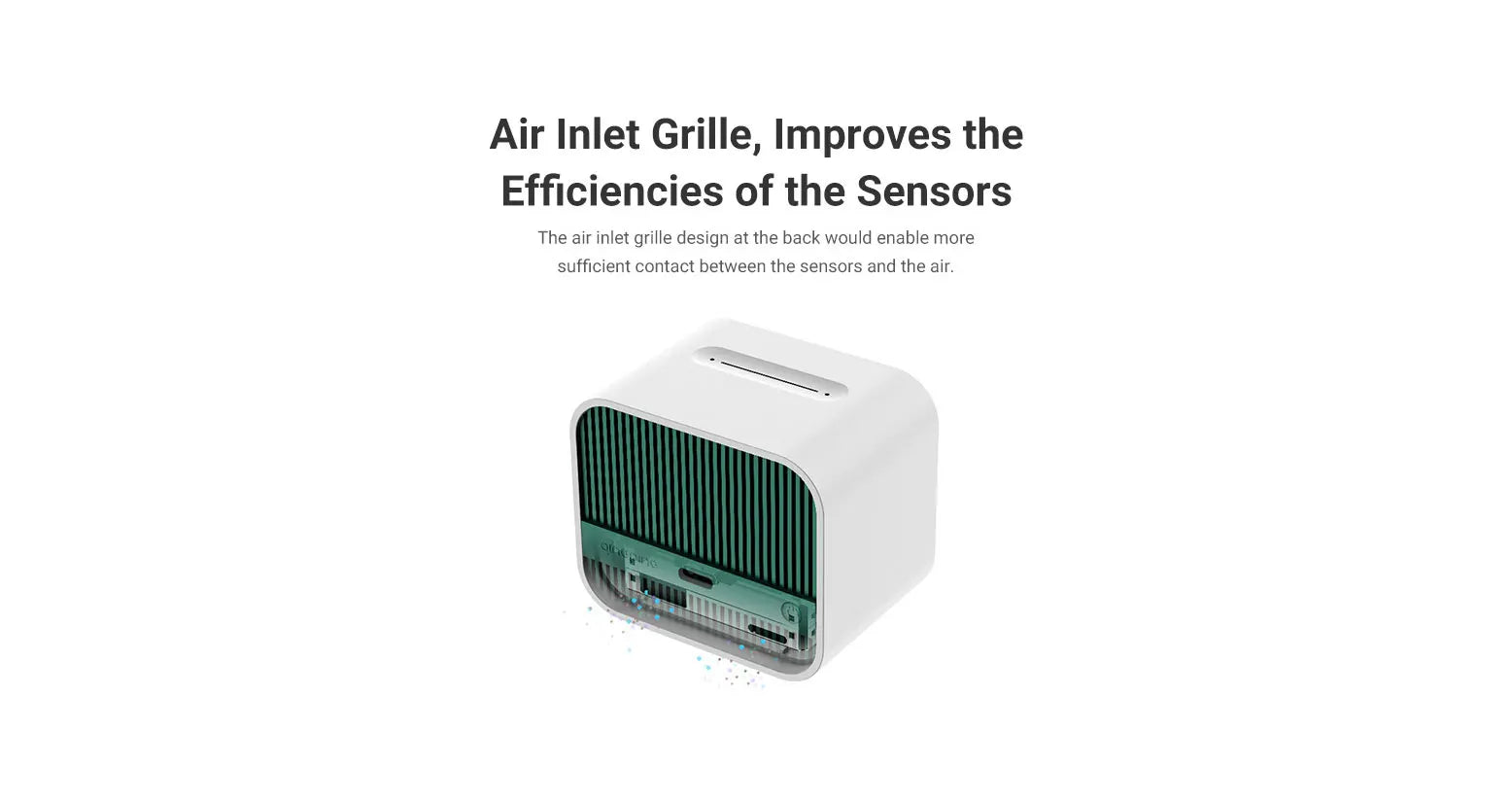 Qingping Smart Air Detector Lite CO2 PM2.5 PM10 Temperature Humidity Monitor Touch Screen Work With Mihome APP for Apple HomeKit