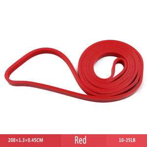 Natural Rubber Resistance Bands Fitness Rally Body Building Yoga Pull Up Belt 41" 208cm - You Offer
