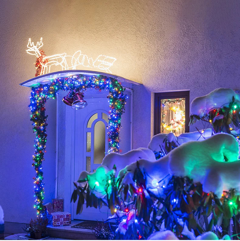 10m-100m AC 110V 130V 220V 230V LED String Fairy Lights Party Christmas Tree Lights Wedding Decoration Outdoor Garland Lamp