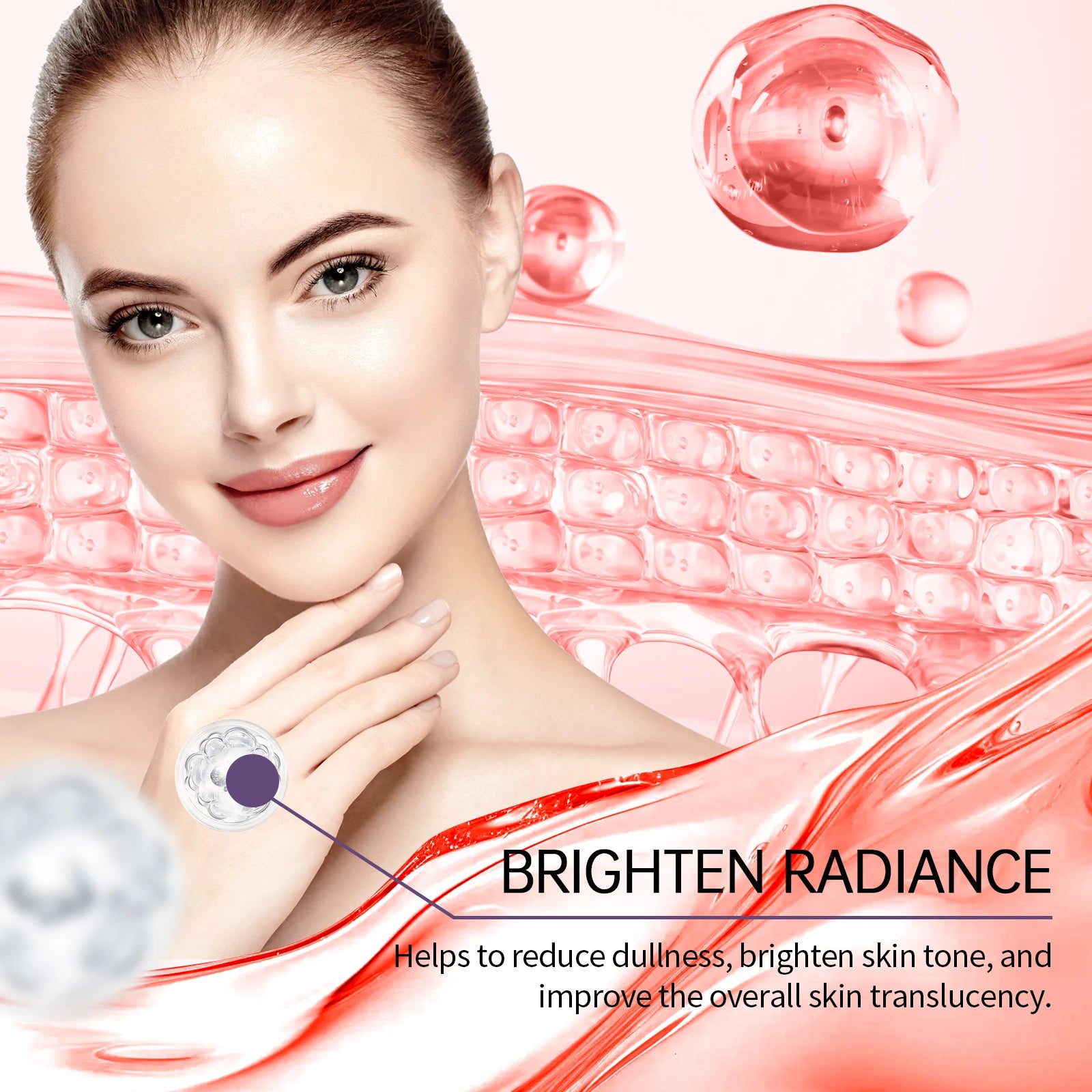 Nicotinamide Face Serum Anti-Acne Shrink Pores Brightening Lighten Moisturizing Essence Improve Rough Skin Care Firming Serum