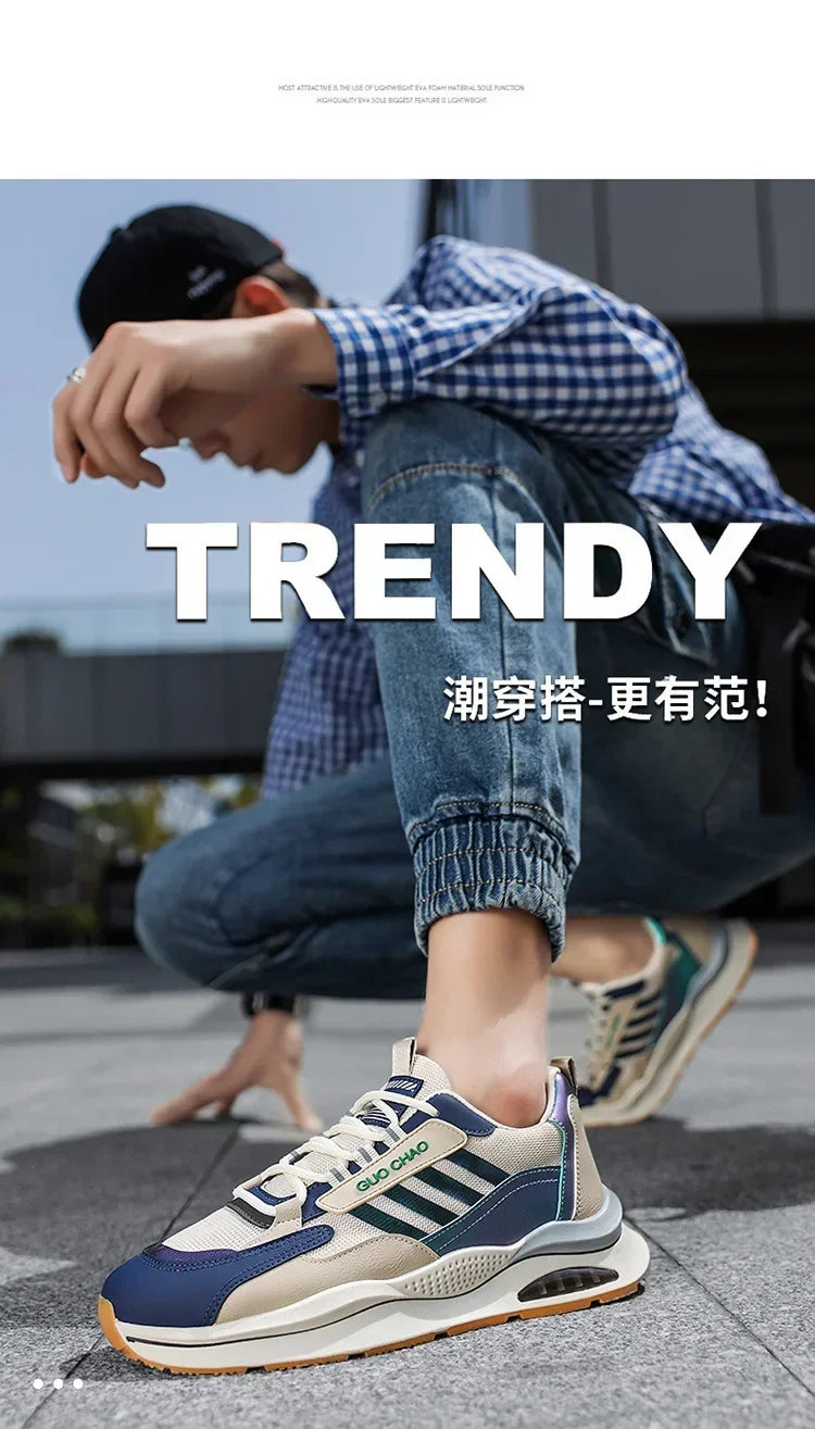 New Casual Sports Dad Shoes Men's Platform Mesh Men's Shoes Fashion Trendy Men Fashion Sneakers Shoes for Men Sneakers Men