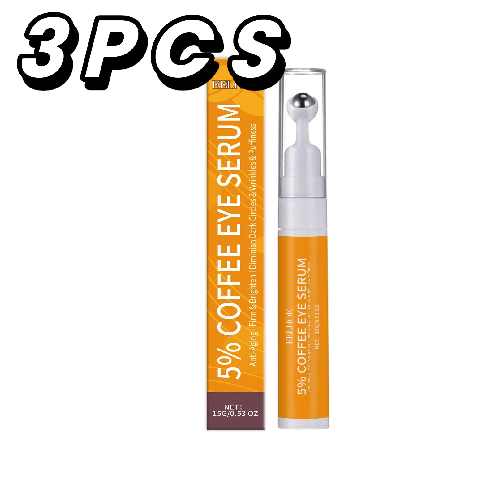 Anti-Wrinkle Eye Serum Roller Fade Eye Fine Line Collagen Lightens Dark Circles Bags Puffiness Tighten Under Eyes Skin Care