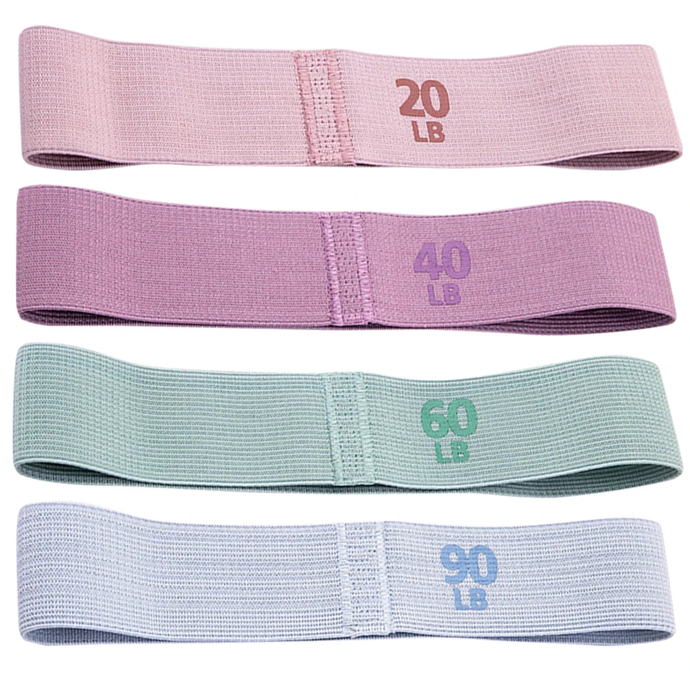 5-1pcs Elastic Workout Bands Anti-Slip Stretch Fitness Strips Portable Glute Thigh Elastic Bands Home Rubber Bands Gym Accessory - You Offer