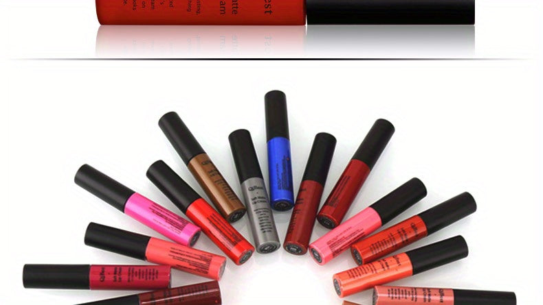 Matte Velvet Lip Glaze, Waterproof Long Lasting Not Easy To Decolor Lip Gloss, Silky Smooth Plumping Lipstick ( 20 Colors ) Valentine's Day Gifts