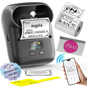 M110 Portable Thermal Bluetooth Printer, Portable Thermal Printer, Thermal Printer Machine, Wireless Printing, Portable Printing, Sleek Thermal Printers, Handheld Printer, Highquality Printing, Reliable Performance, Wireless