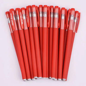10-Piece Gel Pen Set - Perfect For Students, Exams, Office & School - Red, Black, Water & Carbon Pens! - For Students & Office Workers - Everyday Writing & Note-Taking - Great Gift for Back to School & Graduation