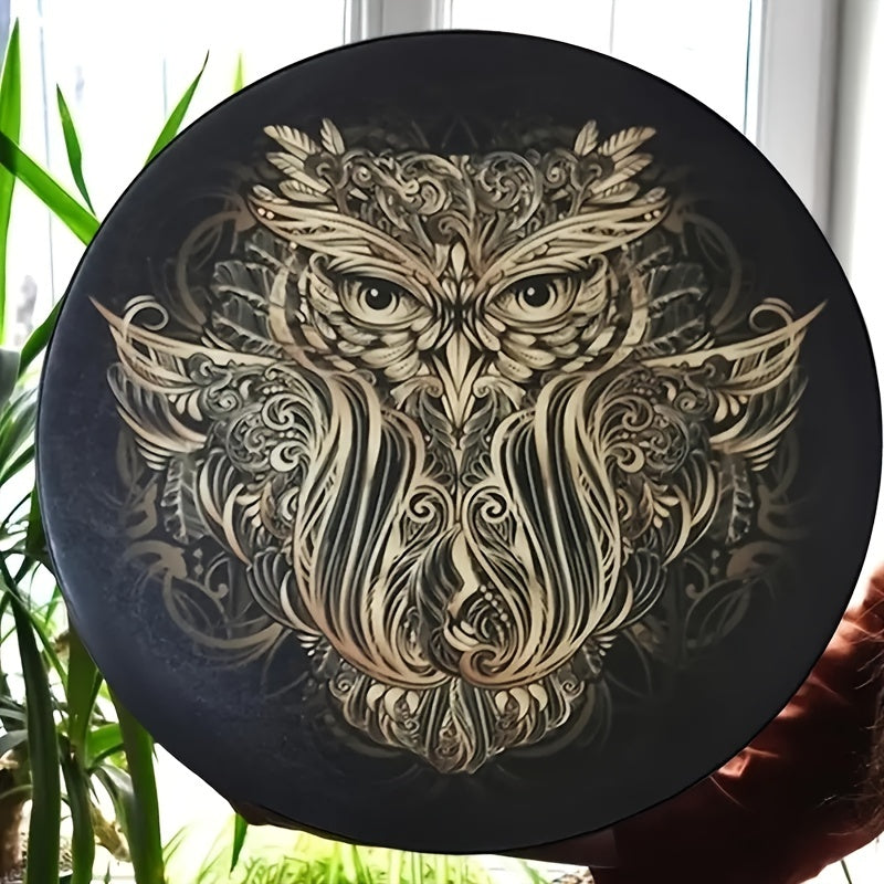 Cute Owl Hand Drums - Set Of 2 Tambourines For Adults - Perfect For Music Education And Fun Rhythms