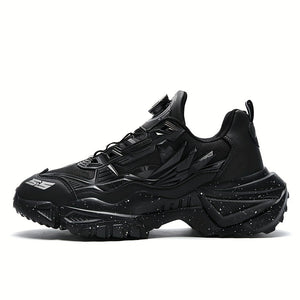 Men'S Breathable Running Shoes - Lightweight Sneakers with Cushioned TPU Sole, Lace-Up Closure, Non-Slip Rubber Outsole - All-Season Gym, Jogging, Gym Footwear, Striped Design, Comfortable Fit, Fitness Enthusiasts