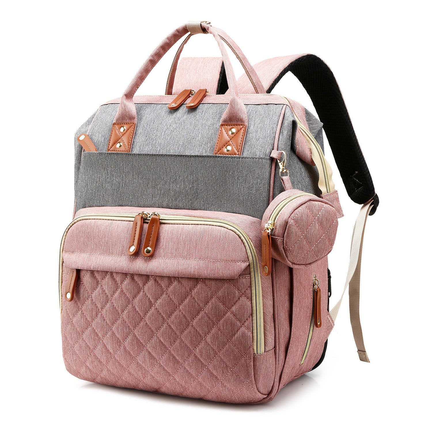 [Diaper Bag Backpack] Lamroro Diaper Bag Backpack, Bags for Boys Girls, Diaper Backpack Bag with a changing station, Multifunction Large Travel Back Pack, Registry Search, Essential Gifts
