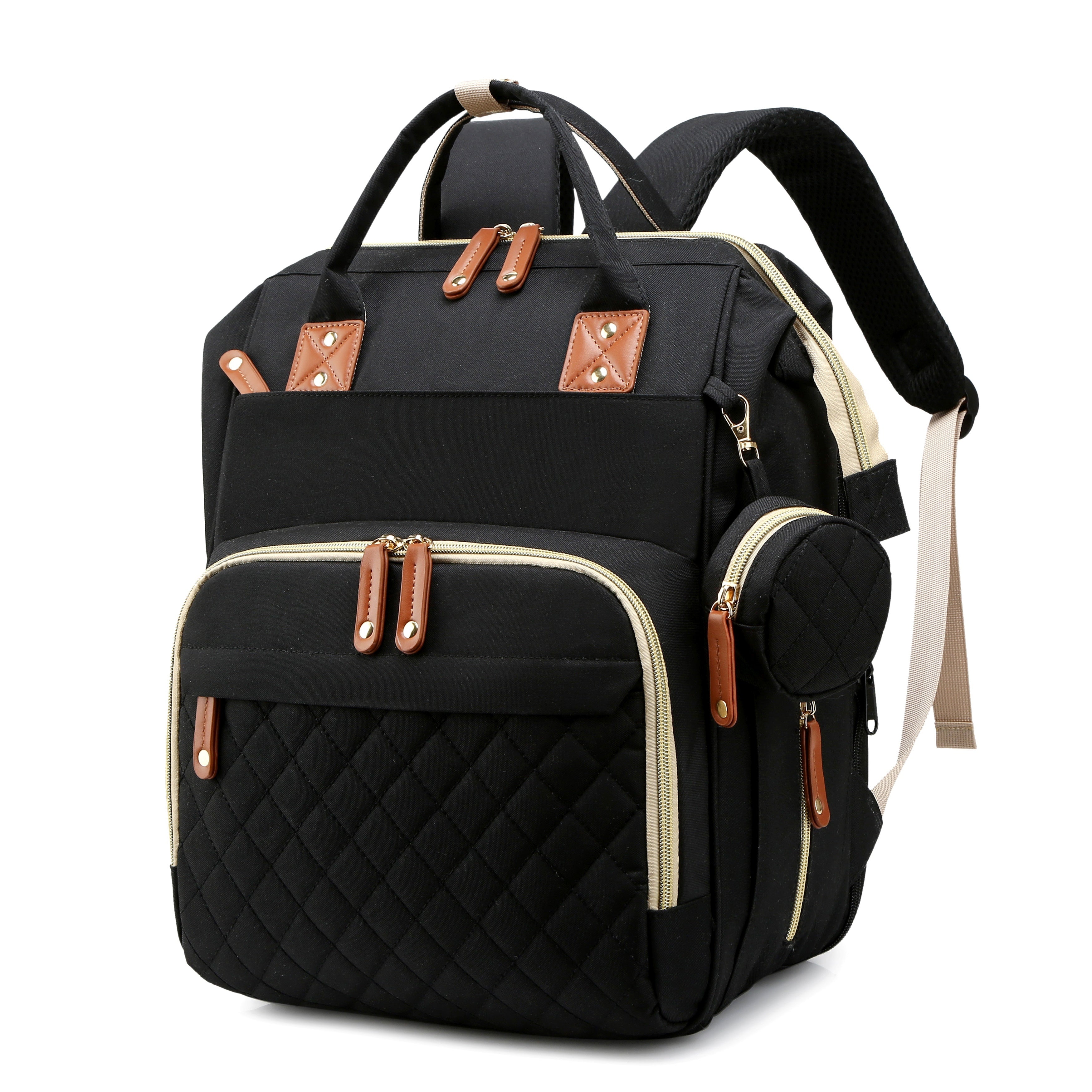 [Diaper Bag Backpack] Lamroro Diaper Bag Backpack, Bags for Boys Girls, Diaper Backpack Bag with a changing station, Multifunction Large Travel Back Pack, Registry Search, Essential Gifts