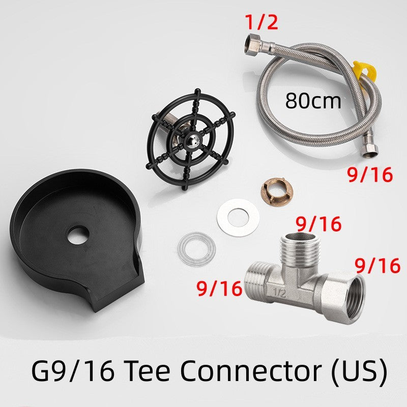 Bar Counter Cup Washer Sink High-pressure Spray Automatic Faucet Coffee Pitcher Wash Cup Tool Kitchen - You Offer