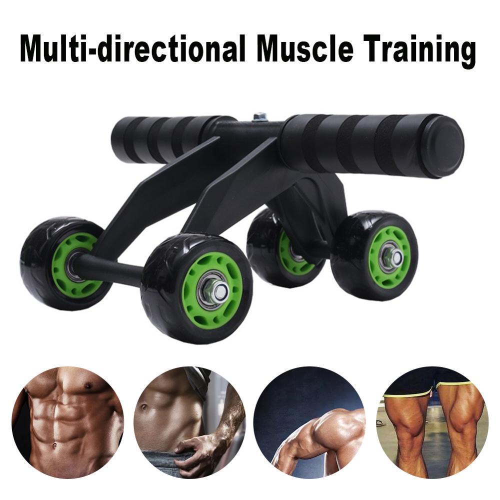 4 wheel abdominal wheel Fitness Roller - You Offer