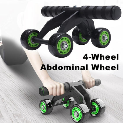 4 wheel abdominal wheel Fitness Roller - You Offer