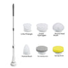 Electric Scrubber Cleaning Wall Long Handle Elbow Telescopic Multifunction Cleaning Brush - You Offer