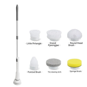 Electric Scrubber Cleaning Wall Long Handle Elbow Telescopic Multifunction Cleaning Brush - You Offer