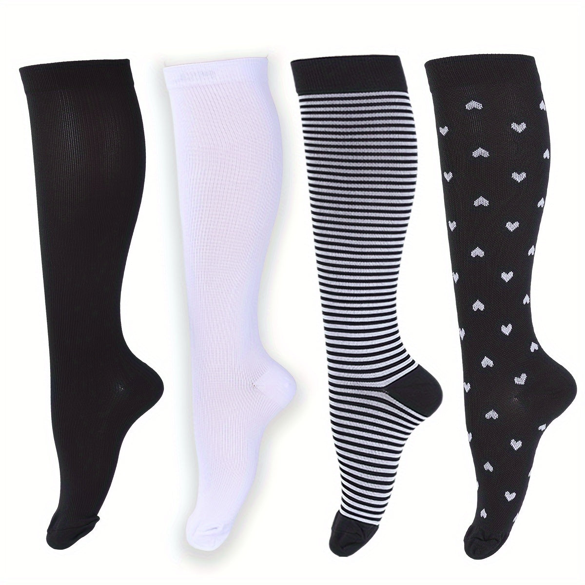 4 Pairs Stocking Compression Socks For Men
