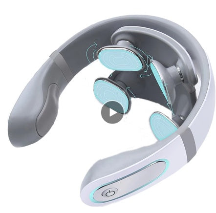 Wireless Electronic Neck Massager 4D Shiatsu Cervical Massager Stiff Neck Massage Health Care Therapy Pulse Pain Relief - You Offer