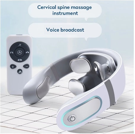 Wireless Electronic Neck Massager 4D Shiatsu Cervical Massager Stiff Neck Massage Health Care Therapy Pulse Pain Relief - You Offer