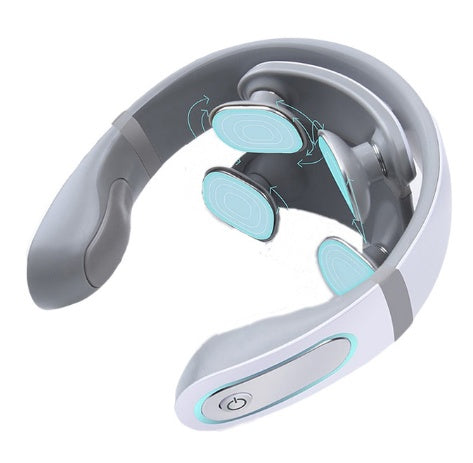 Wireless Electronic Neck Massager 4D Shiatsu Cervical Massager Stiff Neck Massage Health Care Therapy Pulse Pain Relief - You Offer
