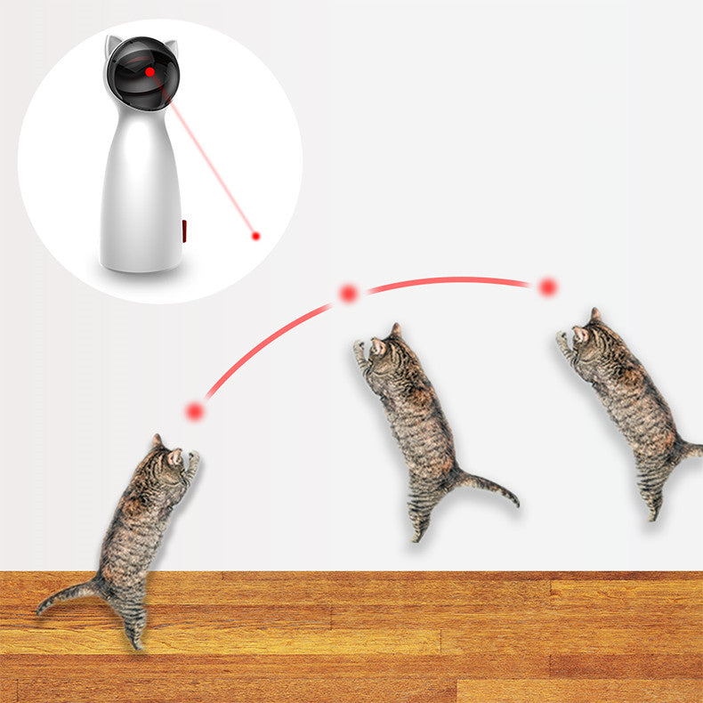 AUTOMATIC INTERACTIVE LED LASER SMART TEASING PET - You Offer