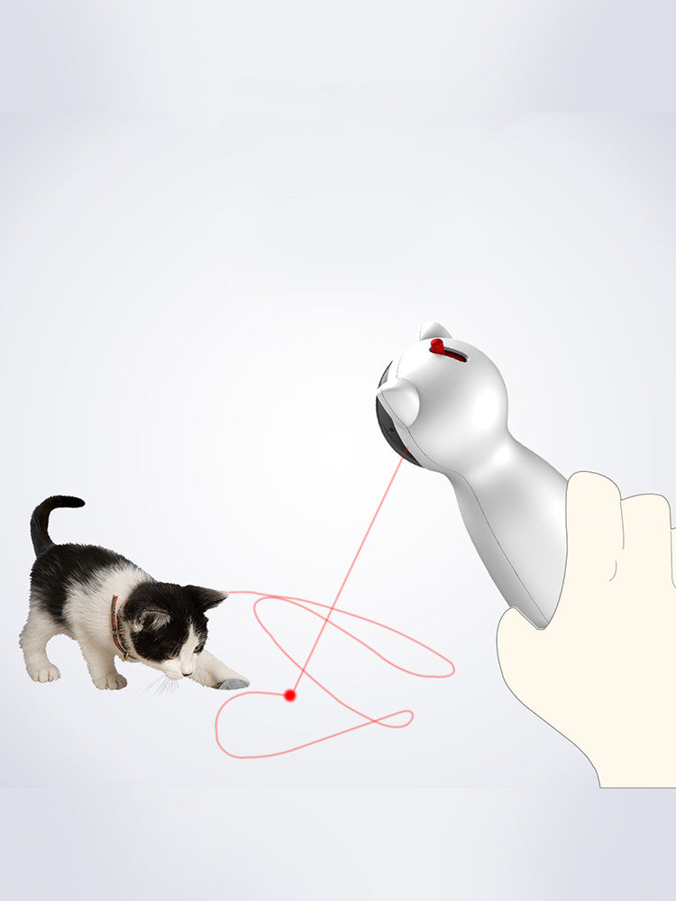 AUTOMATIC INTERACTIVE LED LASER SMART TEASING PET - You Offer