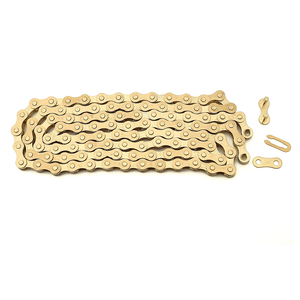 ZHIQIU High-Tensile Bike Chain - 104-Link Seamless System for Rust-Proof, Effortless Riding - Perfect 1/2 x 1/8 Size for Smooth, Quiet Journeys