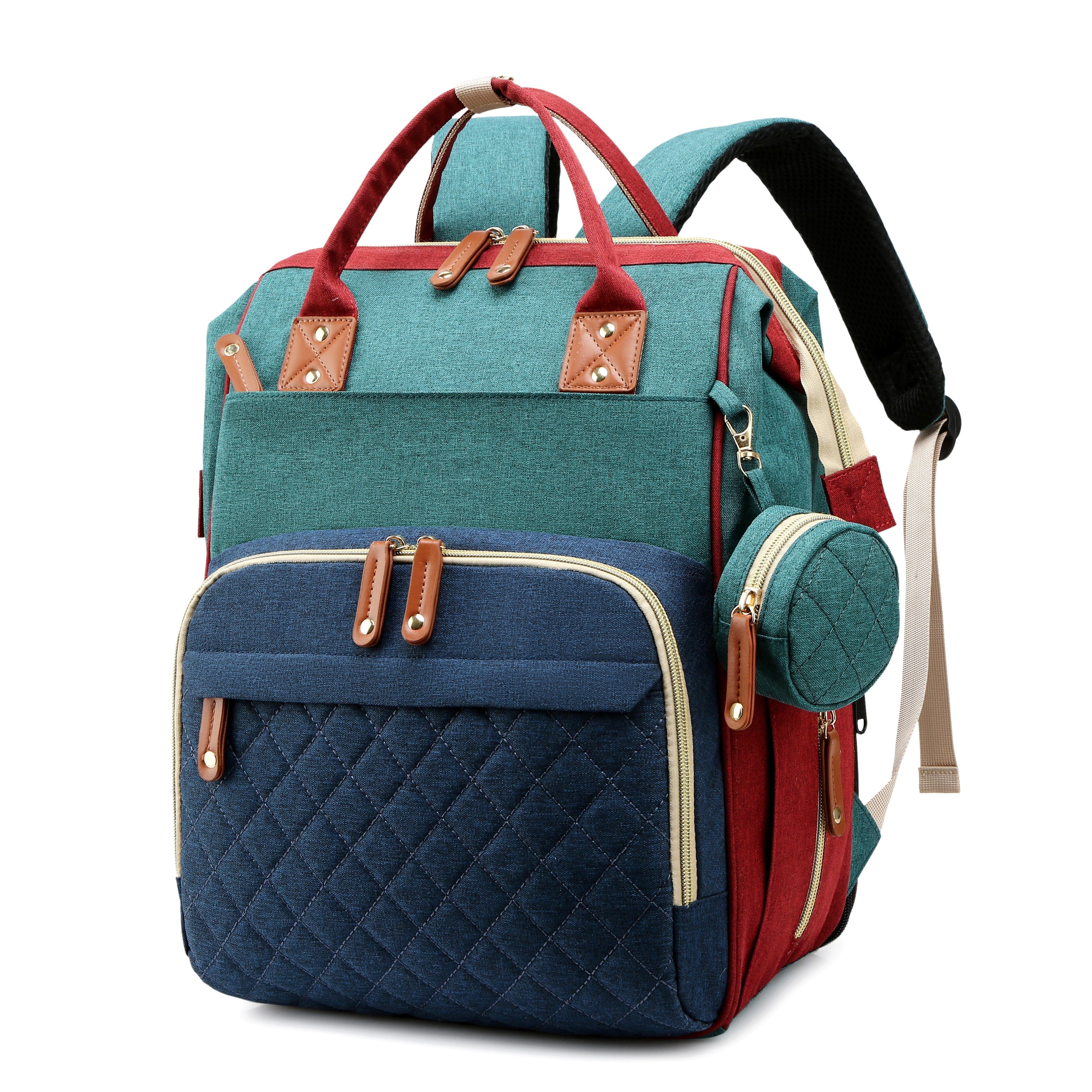 [Diaper Bag Backpack] Lamroro Diaper Bag Backpack, Bags for Boys Girls, Diaper Backpack Bag with a changing station, Multifunction Large Travel Back Pack, Registry Search, Essential Gifts