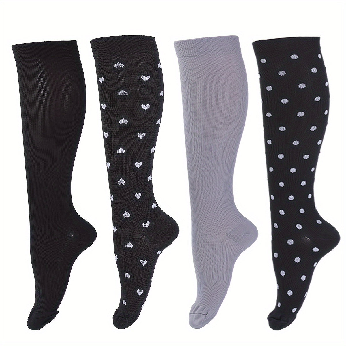 4 Pairs Stocking Compression Socks For Men