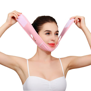Face Slim V-Line Lift Up Mask Cheek Chin Neck Slimming Thin Belt Strap Beauty Delicate Facial Thin Face Mask Slimming Bandage - You Offer