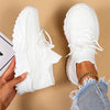 Chic Womens Breathable Knit Sneakers - Slip-On Design, Lightweight Comfort, Ideal for Casual Wear & Running
