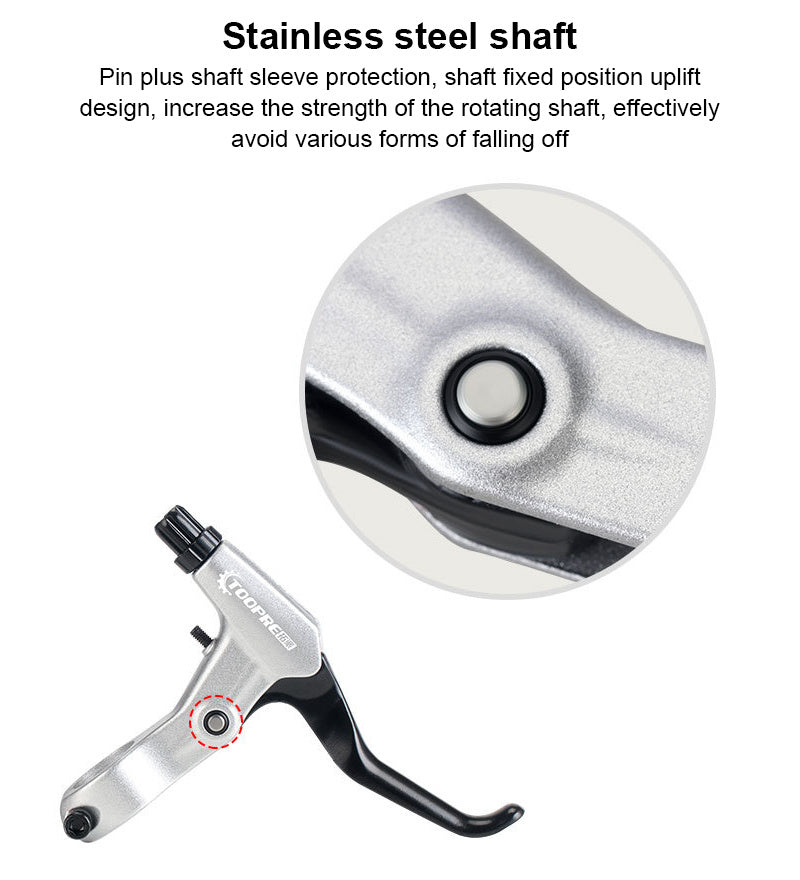 Ultra Light Mountain Bike Brake Handle - V Brake/Disc Brake, Aluminum Alloy Hydraulic Disc Brake for Smooth Stopping Power
