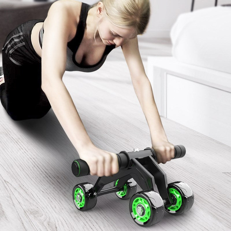 4 wheel abdominal wheel Fitness Roller - You Offer