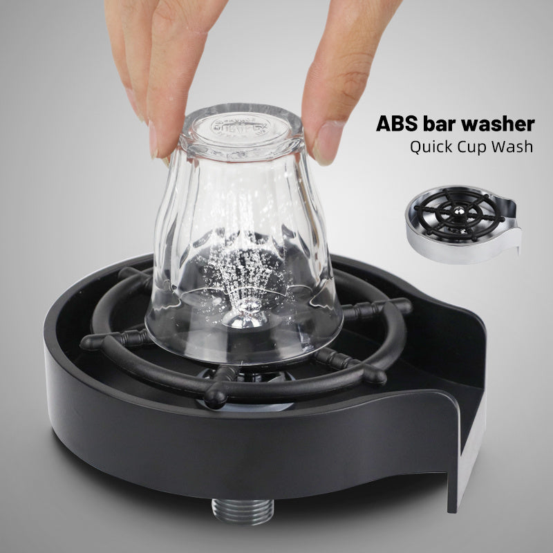 Bar Counter Cup Washer Sink High-pressure Spray Automatic Faucet Coffee Pitcher Wash Cup Tool Kitchen - You Offer