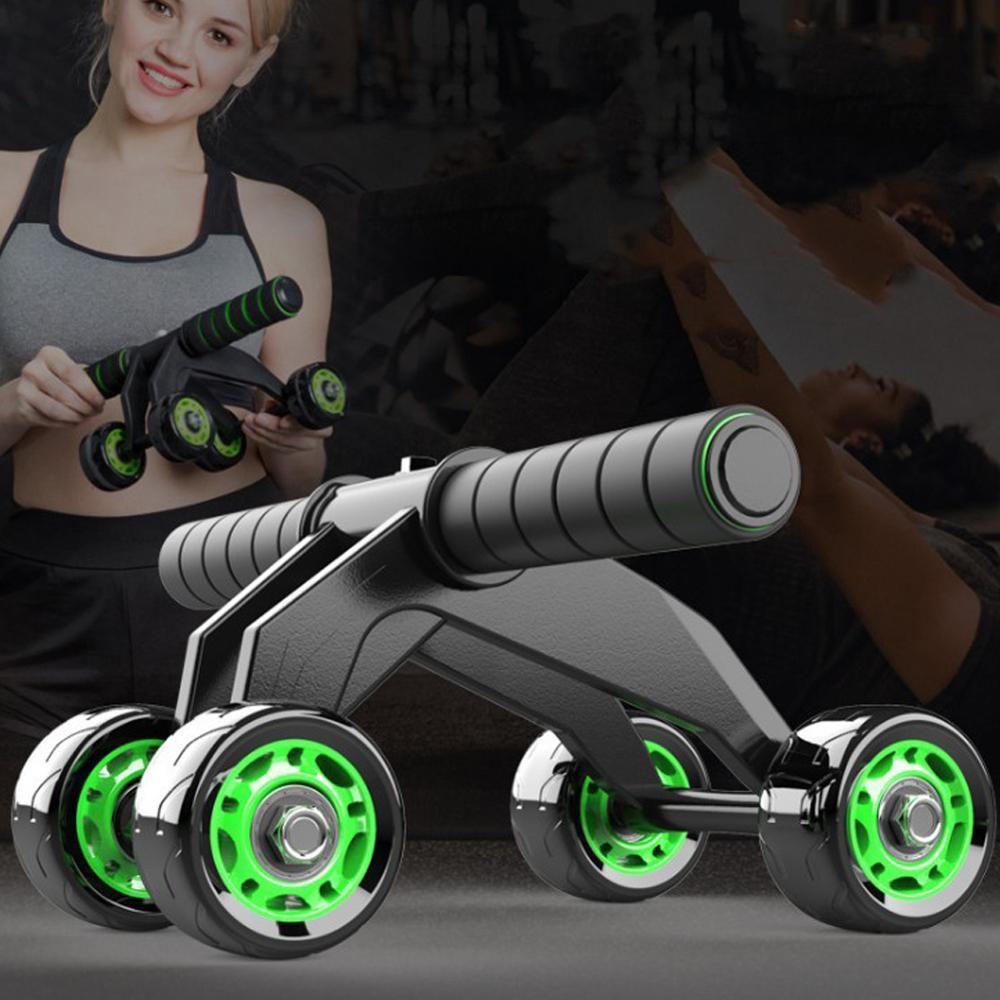 4 wheel abdominal wheel Fitness Roller - You Offer