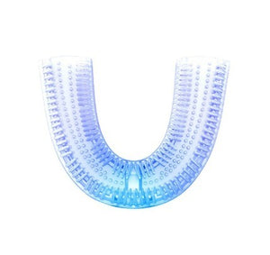 360 Degrees Intelligent Automatic Electric  Toothbrush Waterproof U Type Tooth Brush Whitening Blue Light USB Charging - You Offer