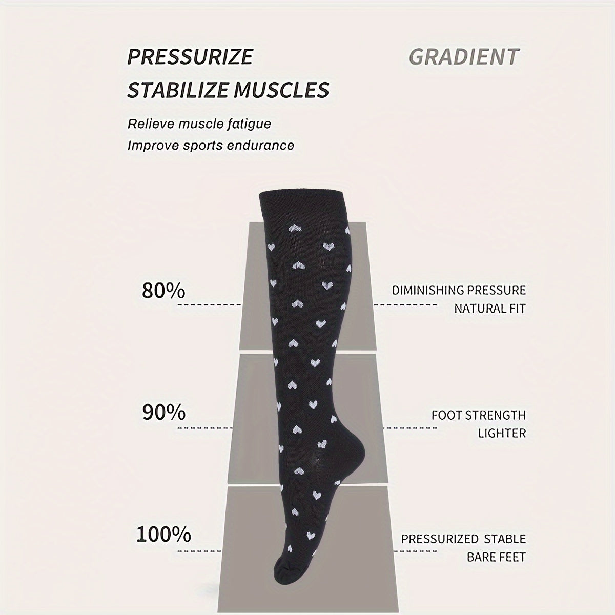4 Pairs Stocking Compression Socks For Men