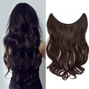 Hair Extensions Invisible Hair Extensions Secret Hidden Wire Long Curly Hair Pieces For Women Synthetic