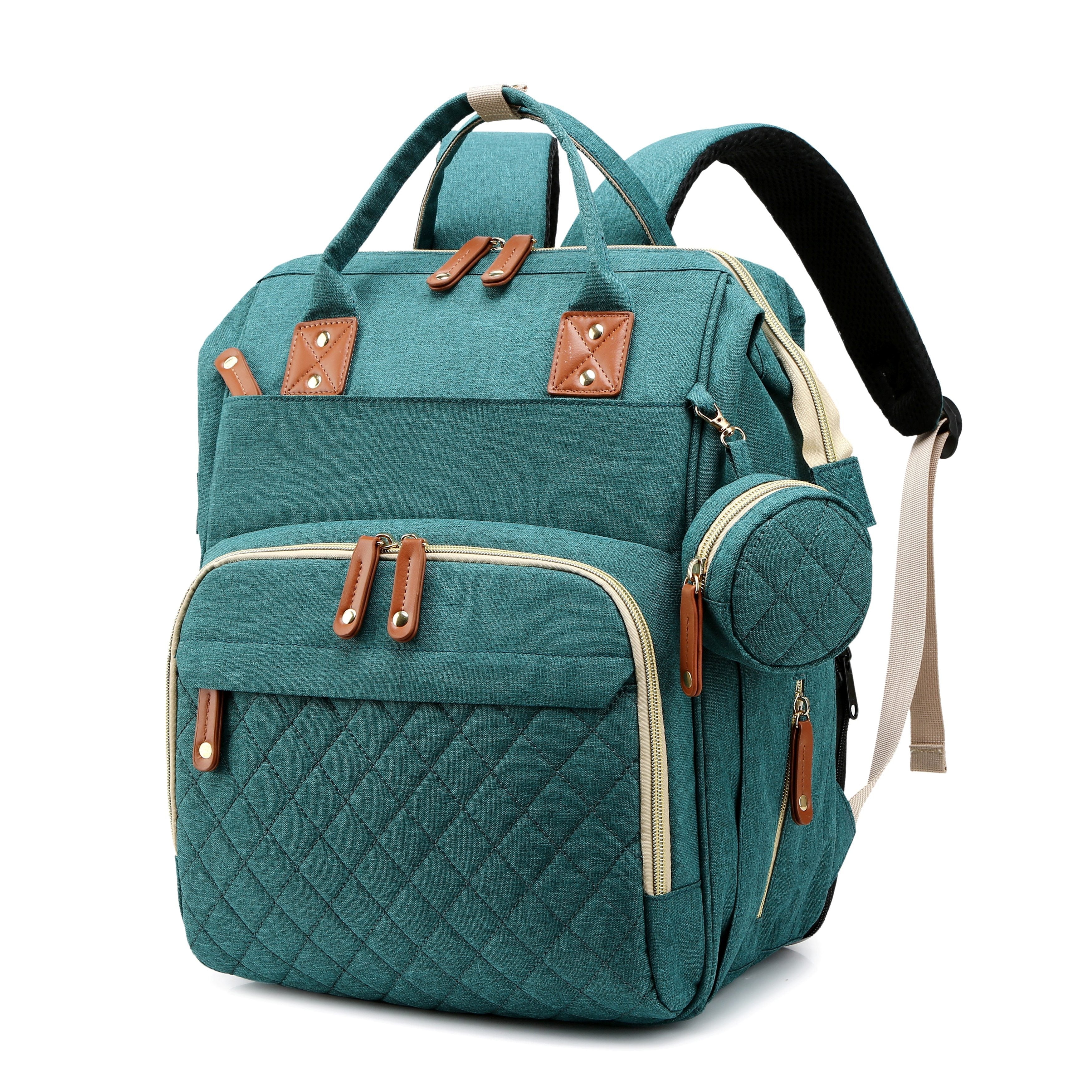 [Diaper Bag Backpack] Lamroro Diaper Bag Backpack, Bags for Boys Girls, Diaper Backpack Bag with a changing station, Multifunction Large Travel Back Pack, Registry Search, Essential Gifts