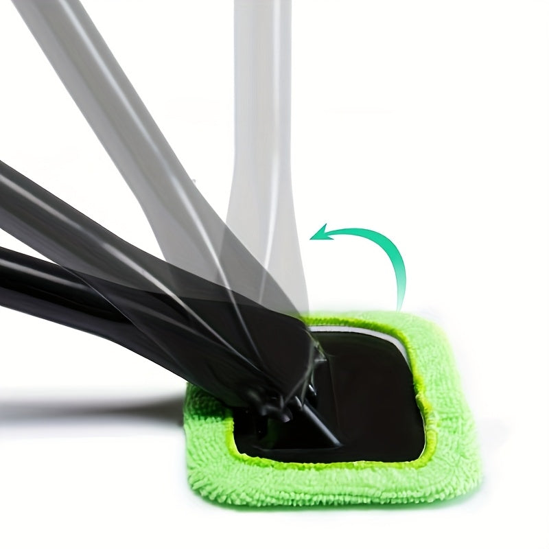Car Window Cleaning Brush Kit for Windshield Cleaning Tools, Interior Car Wiper with Long Handle, Automotive Accessories.