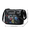 Fashionable Floral Print Crossbody Bag - Adjustable Strap, Zipper Closure, Foldable, Polyester Lining, Messenger Bag for Women - Casual, Stylish, and Practical