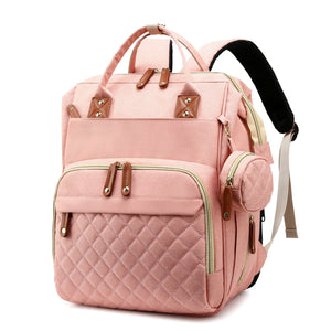 [Diaper Bag Backpack] Lamroro Diaper Bag Backpack, Bags for Boys Girls, Diaper Backpack Bag with a changing station, Multifunction Large Travel Back Pack, Registry Search, Essential Gifts