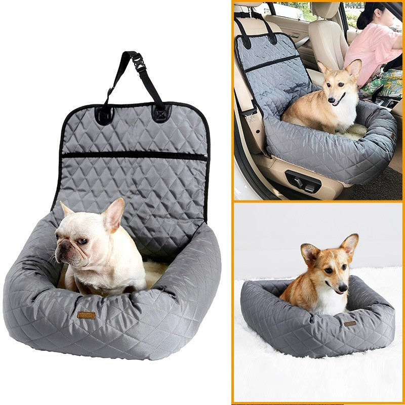 2 In 1 Pet Dog Carrier Folding Car Seat Pad Thickened Multi-purpose Pet Bed Dog Car Mattress Pets Supplies - You Offer
