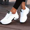 Lightweight Mesh Lace Up Women's Fashion Sneakers, Air Cushion Running Sports Shoes