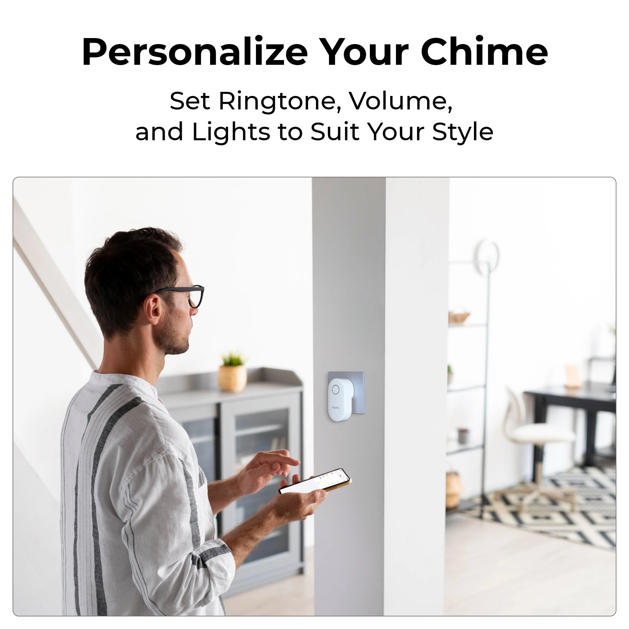 Reolink Chime Best Companion for Reolink Video Doorbell, Plug-in Solution Remote Control, Adjustable Ringtones, Volumes, Lights - You Offer