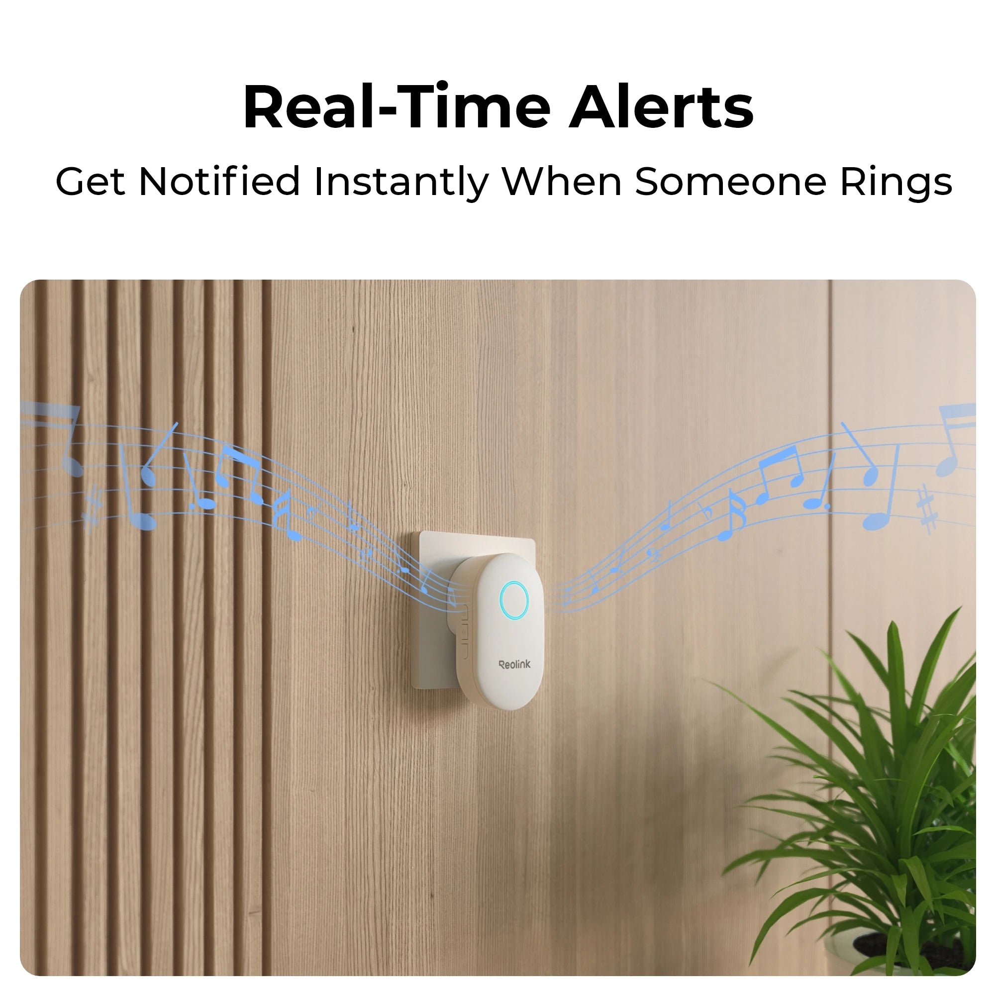 Reolink Chime Best Companion for Reolink Video Doorbell, Plug-in Solution Remote Control, Adjustable Ringtones, Volumes, Lights - You Offer